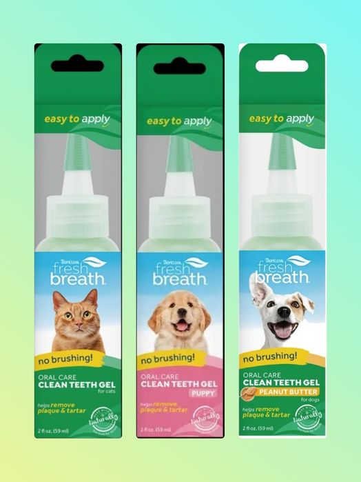 Гель паста для чистки зубов собак и котов Tropiclean