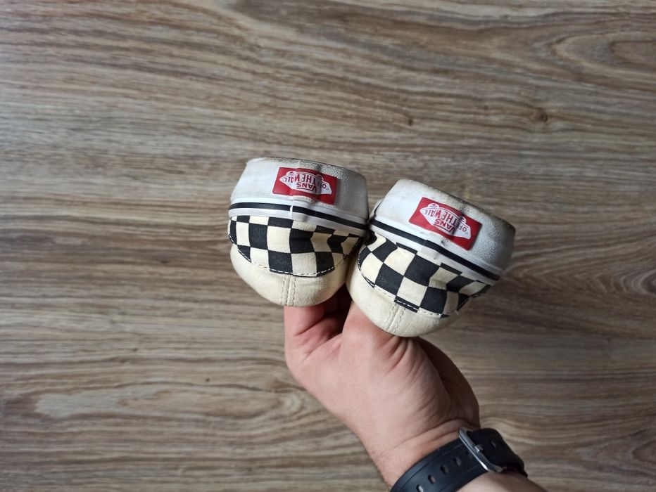 Buty Vans Slip On Checkerboard Black White 38 streetwear klasyczne