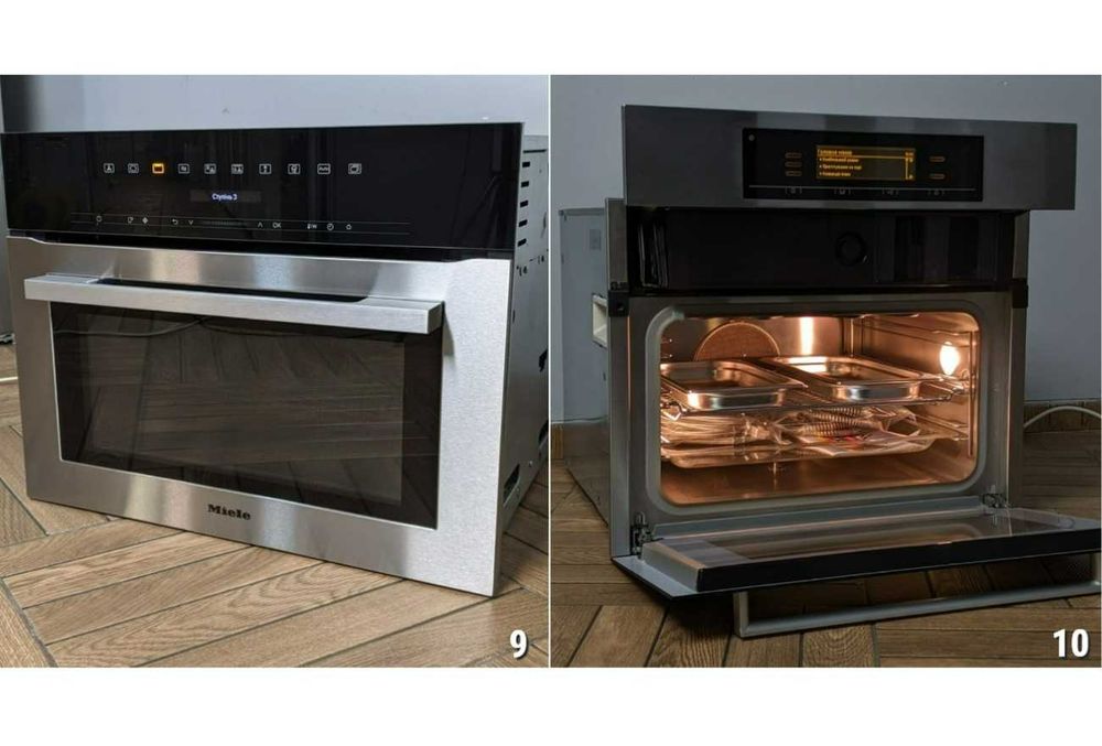 ДУХОВА Шафа з СВЧ Духовка BOSCH KT98763 45 60 см 2в1 Мікрохвильовка бу