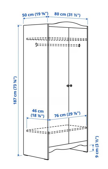 Guarda roupa/ Roupeiro/ Armário IKEA SMAGORA