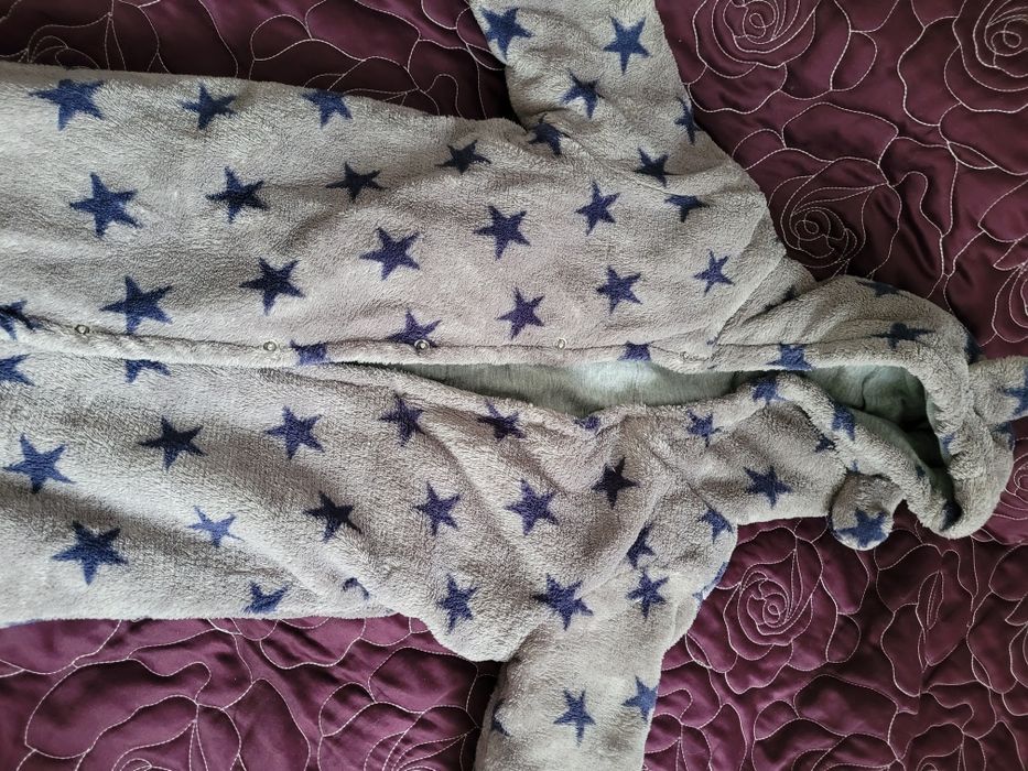 ciepły kombinezon rozmiar 74 + czapka