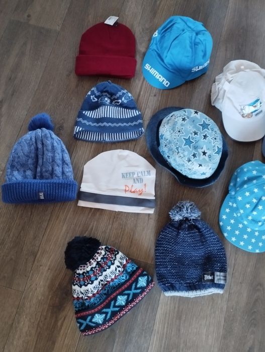 Шапки деми, зима, кепки  размер 49-55