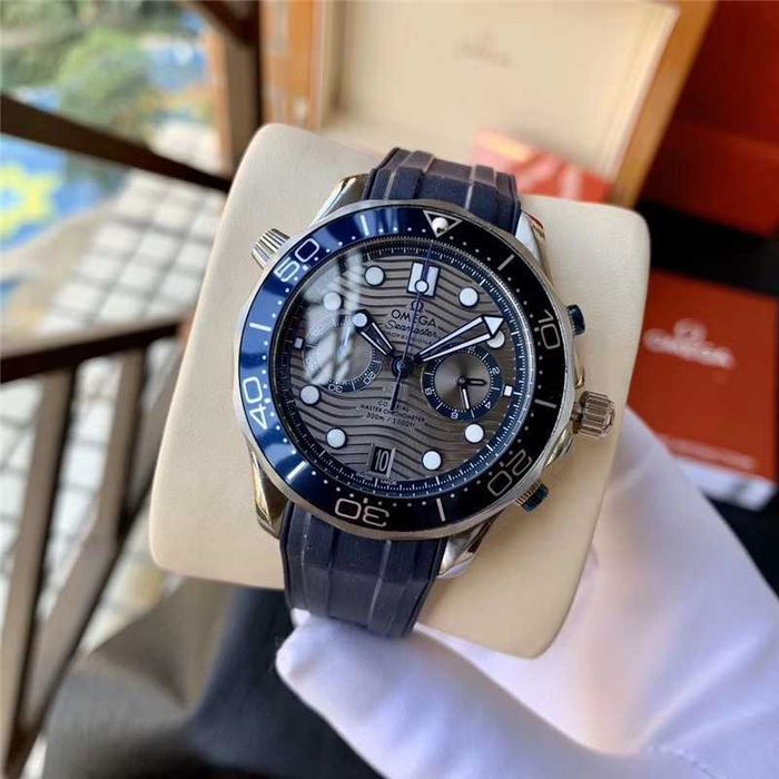 Годинник кварцовий  Omega Seamaster Diver 300M Co-Axial Master Chronometer dark blue