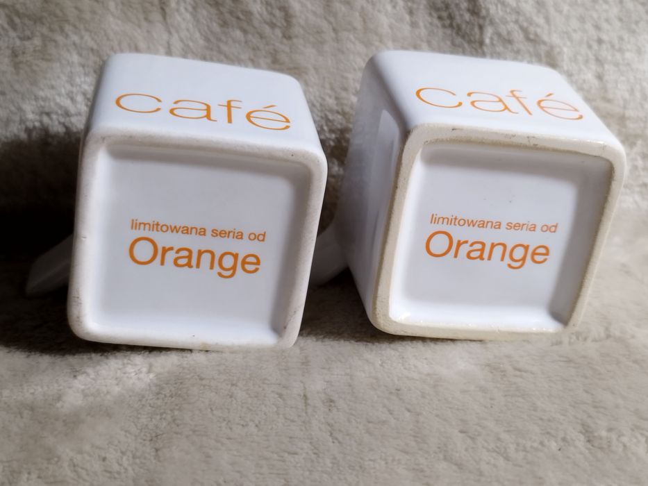 Limitowany zestaw Kubek / talerzyk "Orange" / 3 elem