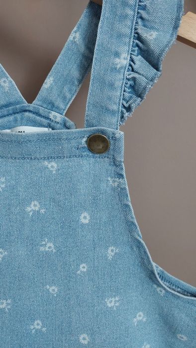 Sukienka ogrodniczka jeansowa Sinsay rozm. 116