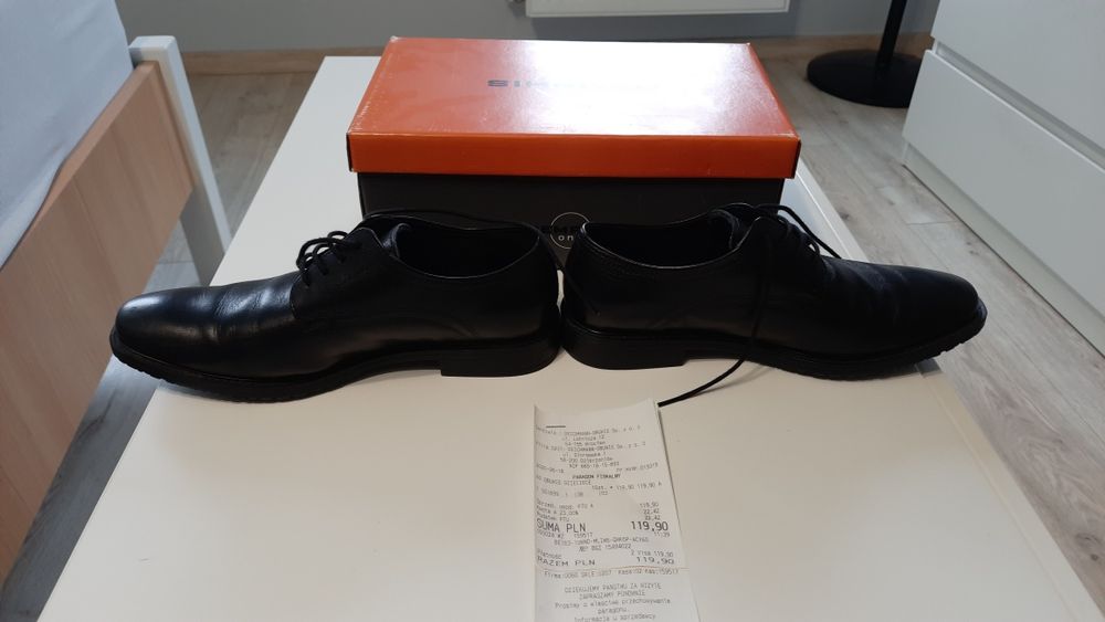 Buty męskie-skóra naturalna nr.38 czarne