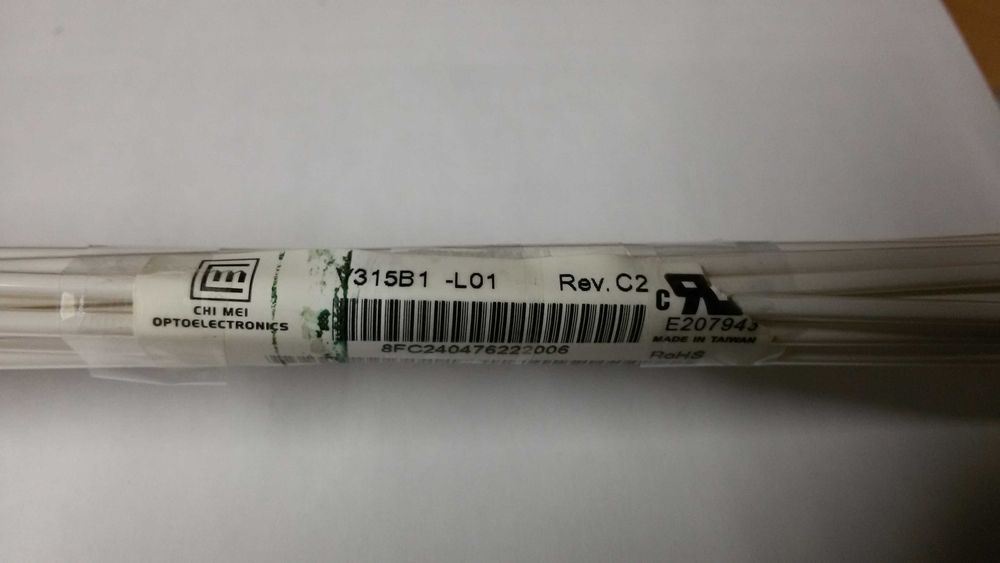 kit completo e original de lampadas para painel v315b1 L01 rev.c2