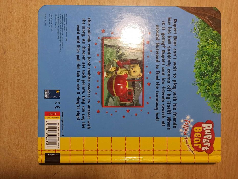 Книга Ведмежа Руперт Rupert Bear and the Runaway Ball