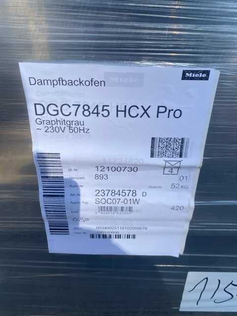 Piekarnik MIELE DGC HCX PRO szary grafit