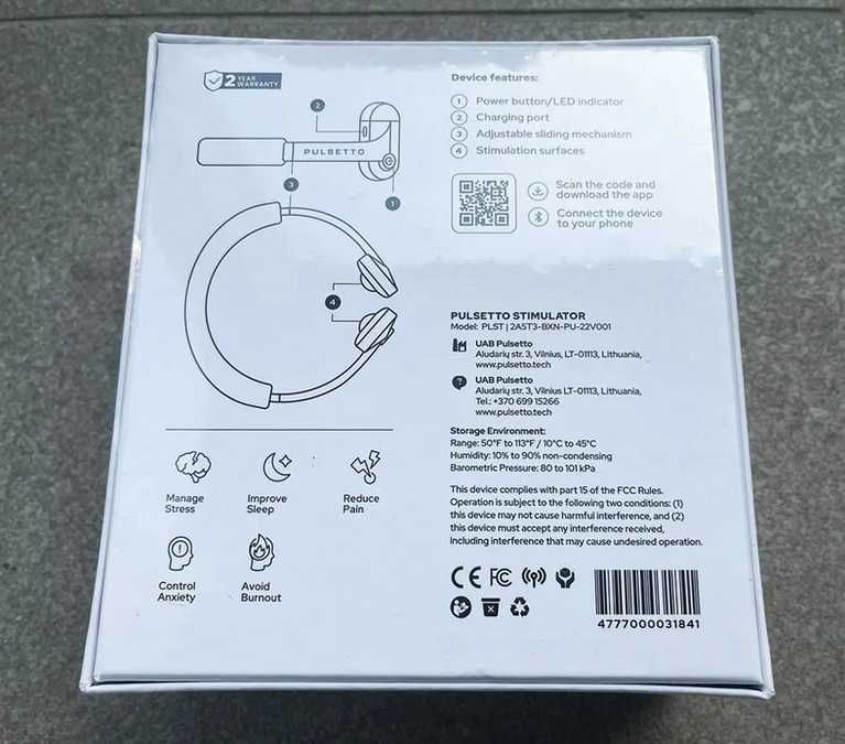 Pulsetto stymulator nerwu błędnego