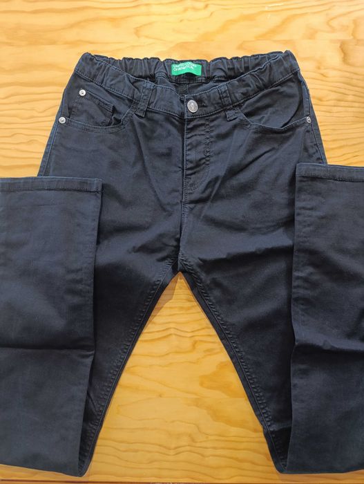 Calças de rapaz com elastano. Benetton. 12-14 anos.