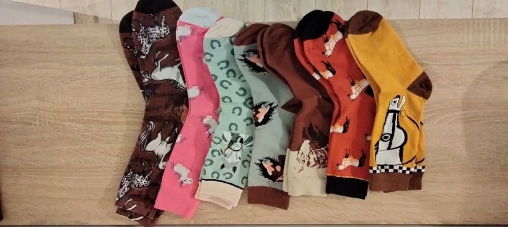 Колекція шкарпетки з конями, коні, подарунок любителям конфв