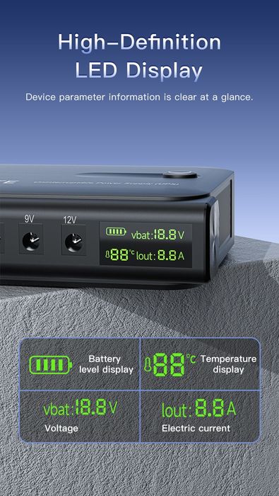 ДБЖ (UPS) DOCREATE DC1036L  для роутера, міні-ПК, IP-камер