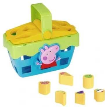Koszyk Piknikowy Zakupowy Dla Malucha Świnka Peppa Sorter Kształtów
