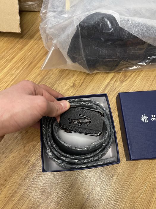 Купити ремінь Lacoste, подарунковий набір, ремень лакоста, лакосте, ре