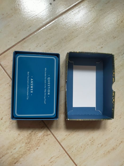 Gra karciana Footballu Trivia Set Piłka nożna