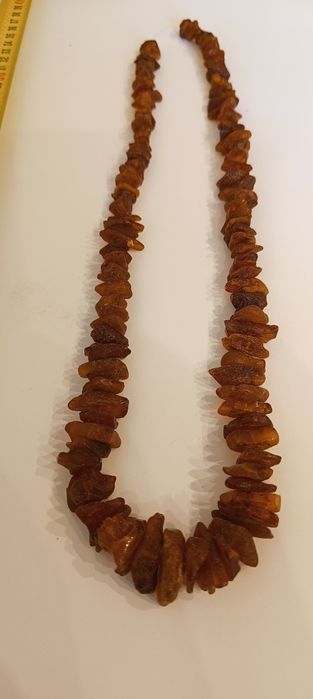 Bursztyn, naszyjnik z bursztynu