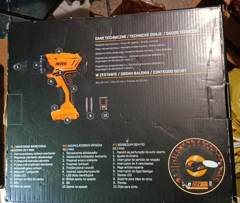 Wiertarko wkrętarka udarowa