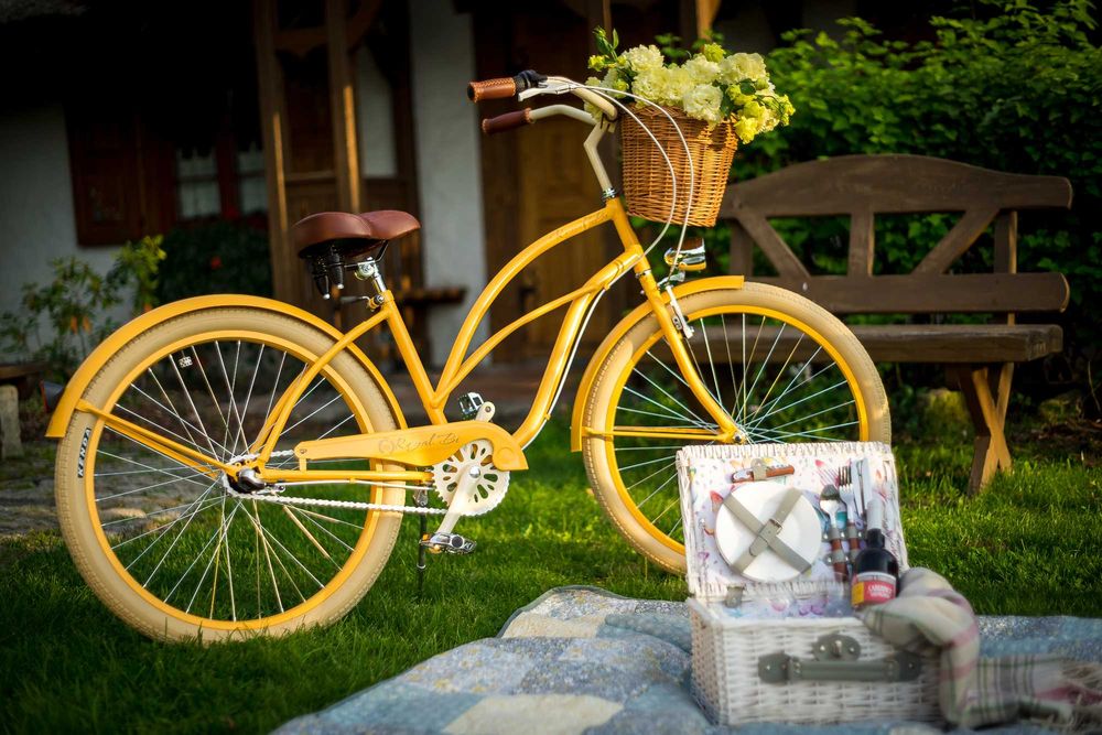 Rower miejski 26 / 28 Beach CRUISER SUNRISE damski damka RoyalBi RETRO