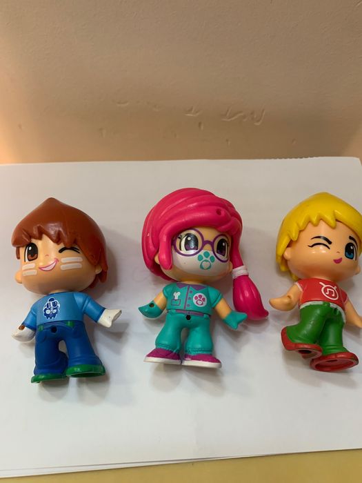 3 Bonecos Pin y pon Originais
