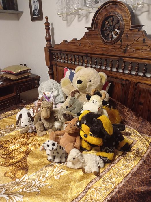 Коллекция мягких игрушек.