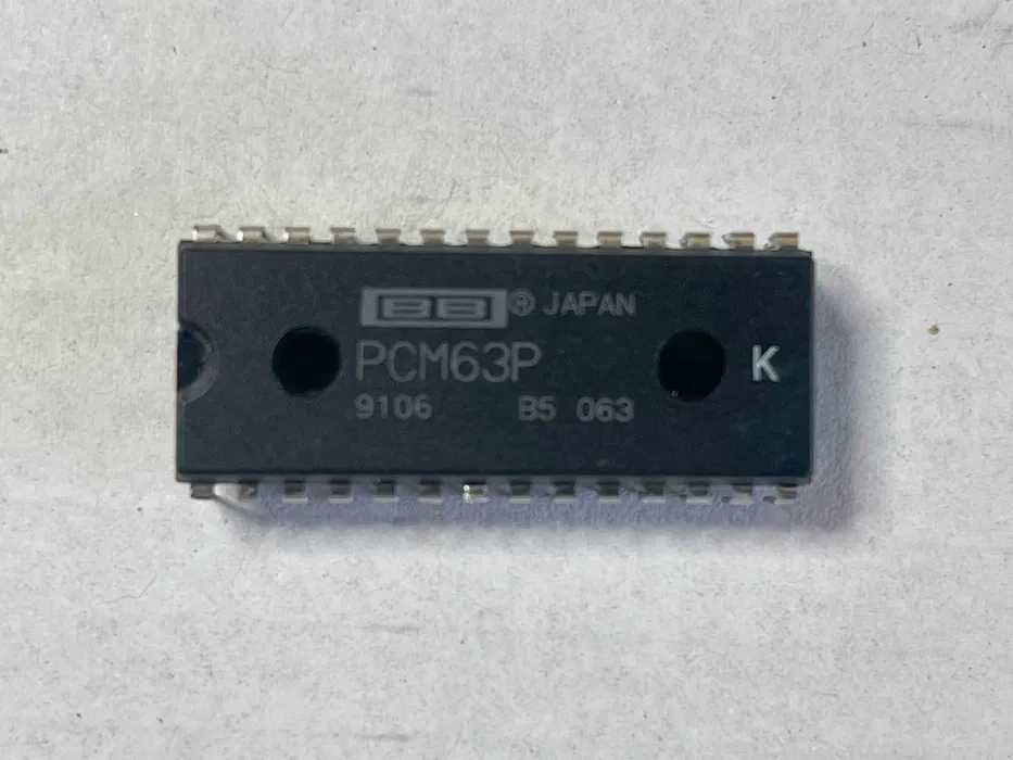 Conversor de Áudio D/A, CI BURR-BROWN (BB), DIP-28, PCM63P-K, PCM63PK, NOVO64284338768643120