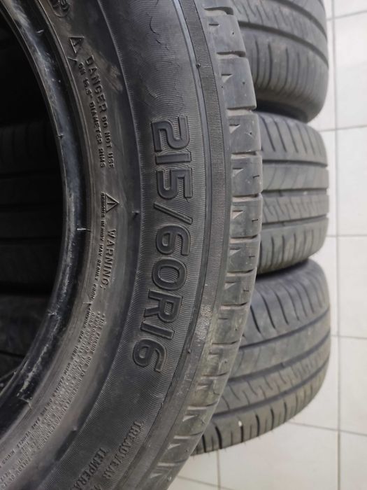 LETNIE Michelin 215/60R16 95H 4x5.52mm 2018r cena za 4szt MONTAŻ