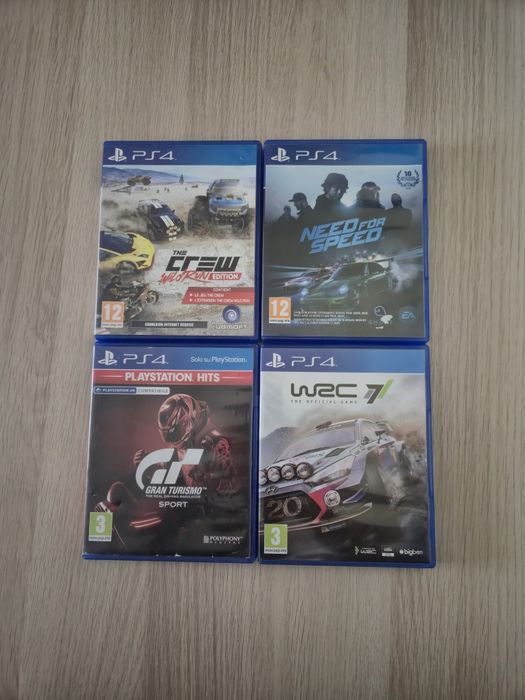 4 jogos de Carros PS4 ótimo estado