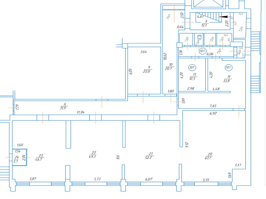 Оренда 1 поверх під магазин, офіси 353,7м на Севастопольській площі