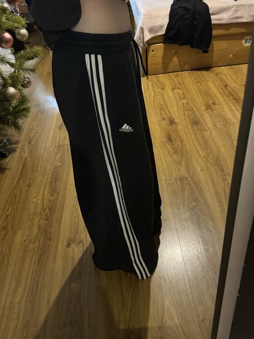 штани широкі adidas L
