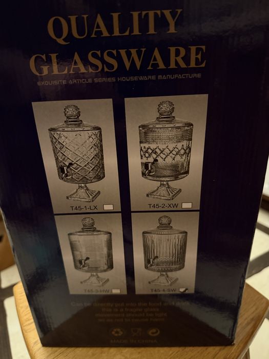 Лимонадниця скляна на 4,5 літра