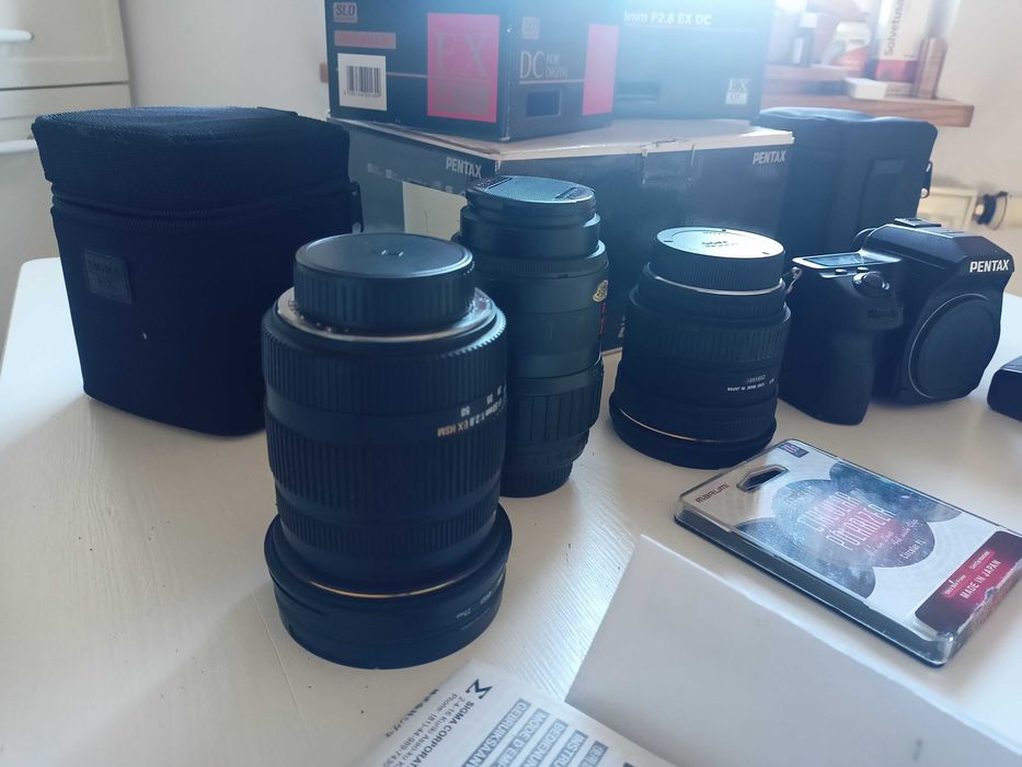 Lustrzanka PENTAX K5 + Sigma 17-50 + Sigma 10-20 + Pentax SMC 70-210