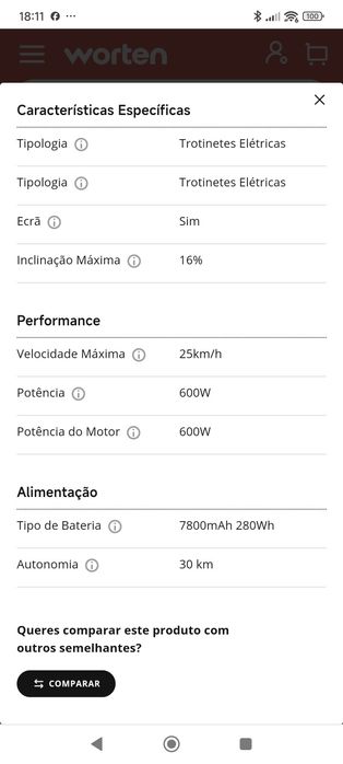 Trotinete elétrica Xiaomi mi eletric scooter 3
