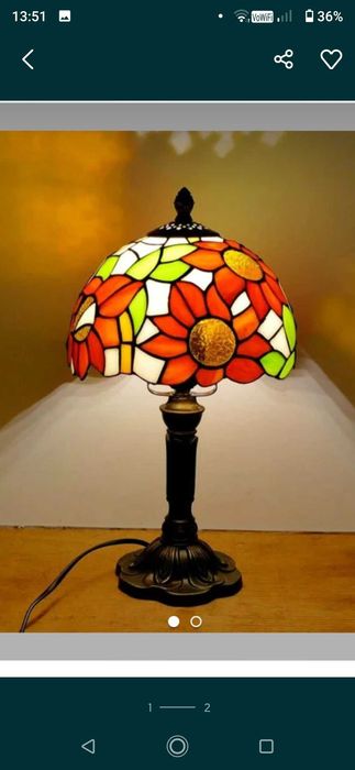 lampa witrażowa  na  prezent-OKAZJA TANIO