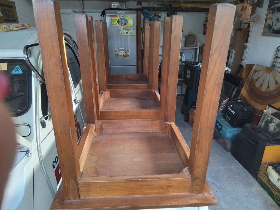 Mesas de restaurante de Madeira maciça