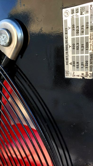 Ventilador extrator 12950 m3h Ar fumos tintas de estufas de pintura