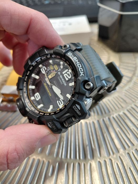 Casio gwg1000 zielony i zolty pasek
