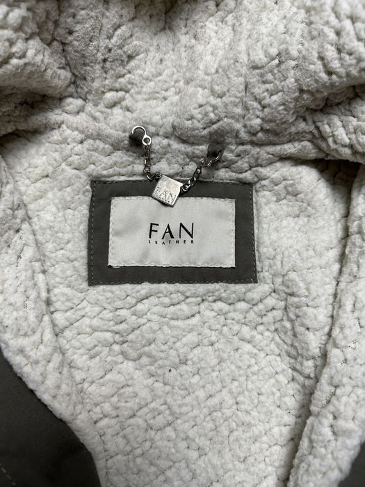 parka z kapturem FAN LEATHER