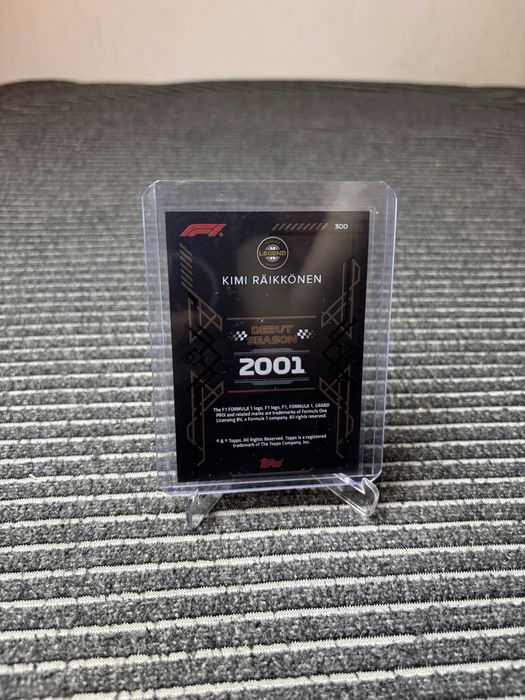 topps turbo attax f1 2026 #300 kimi raikkonen black edge edition rare