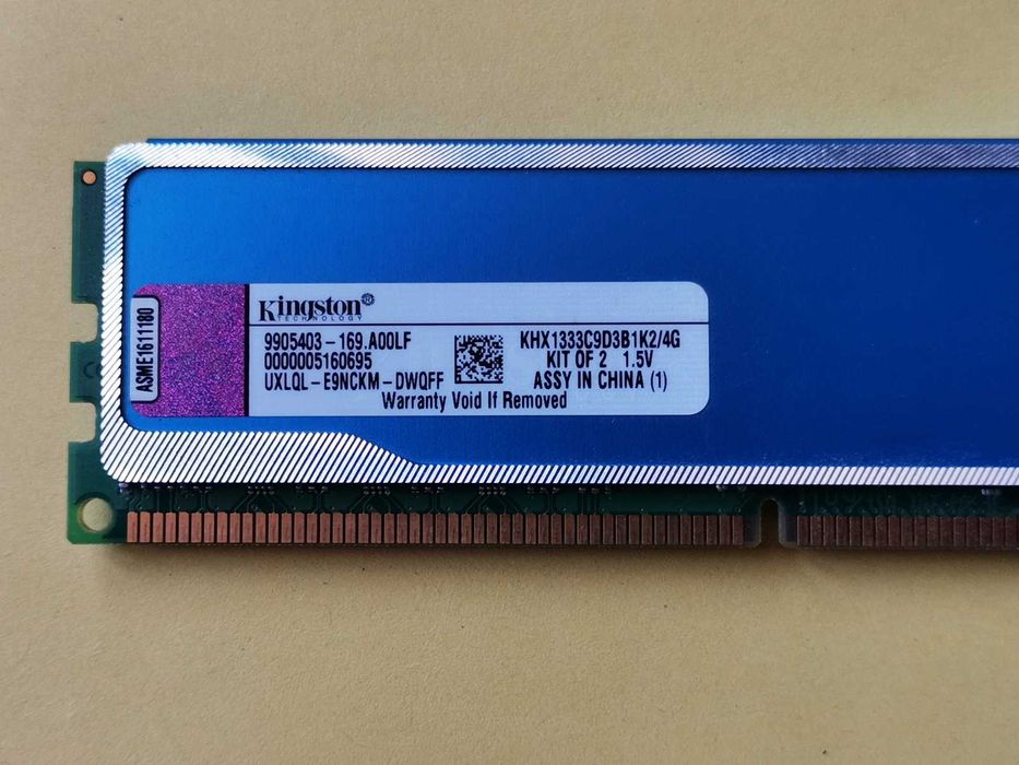 DDR3 2GB KingSton HyperX BLu 10600 -Komputer