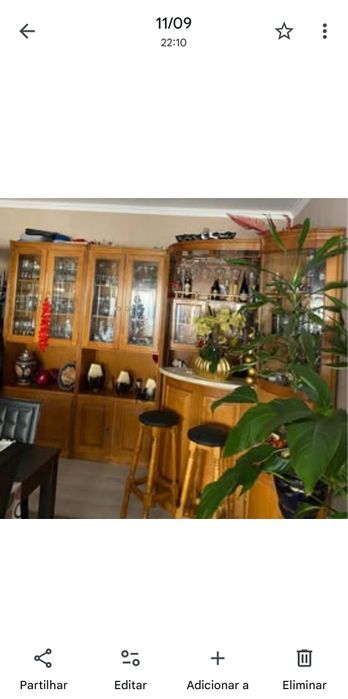 Móvel bar cerejeira