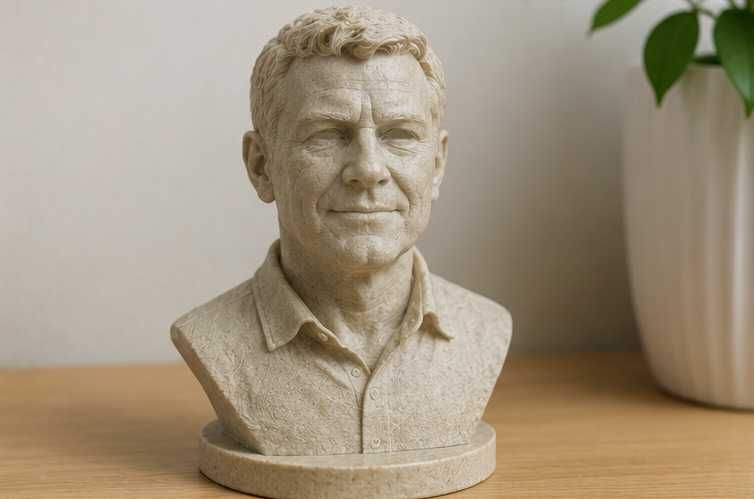Busto 3D Personalizado da Sua Foto - StonifyMe