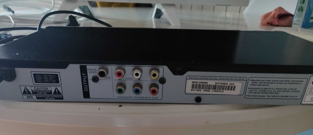 Leitor CD/DVD da LG  e Amplificador THOMPSON