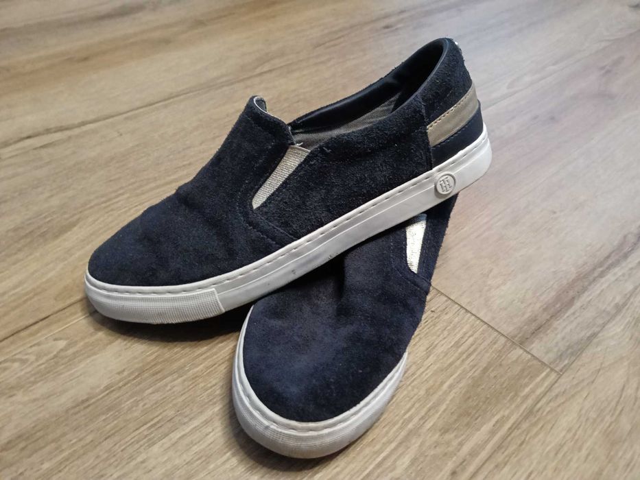 Buty granatowe damskie