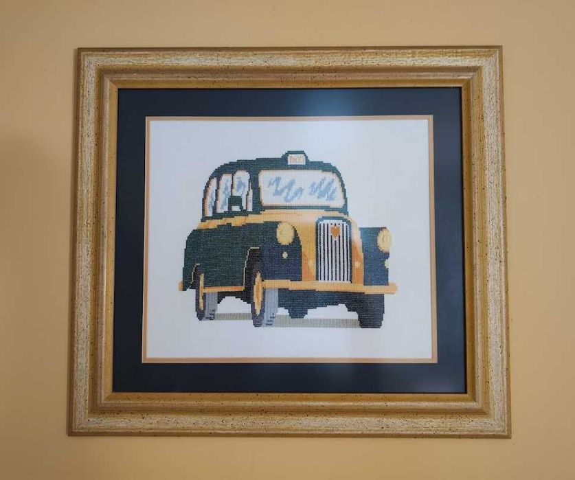 Quadro "O Taxi Antigo" em Ponto Cruz