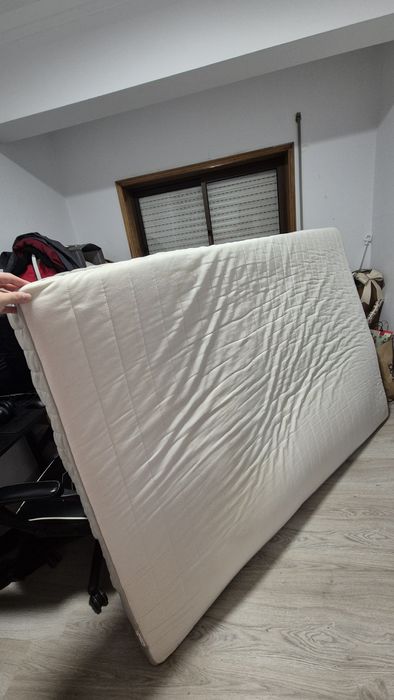 Colchão casal + estrado 140x160