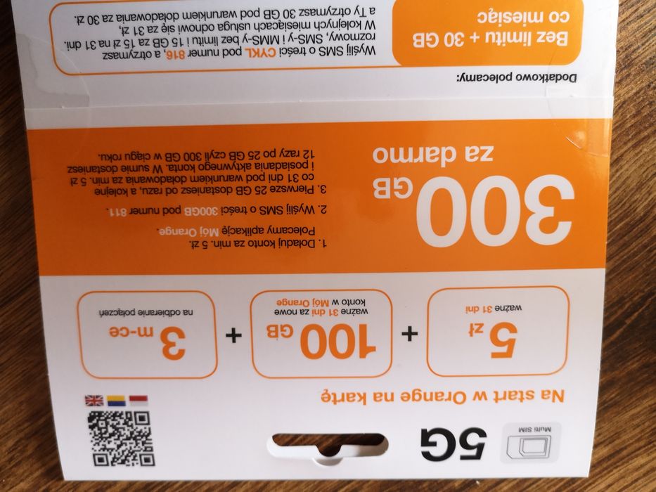 5 Starterów Orange 5 numerów pod rząd