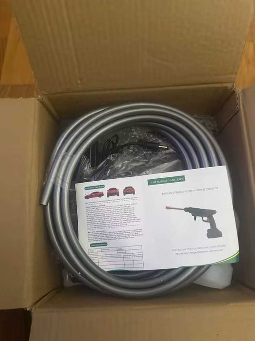 Lavadora de Alta Pressão Portátil Sem Fios (Kit Completo) - Novo