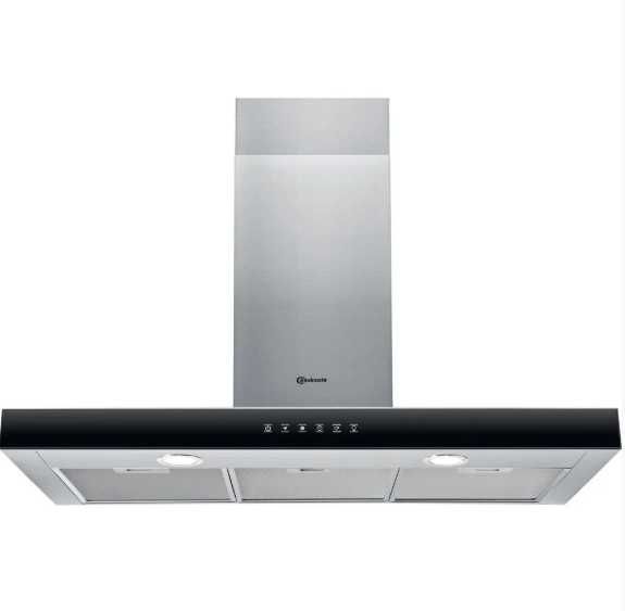 Okap Bauknecht DBHBS 92 L TI X [2 lata gwar] A/89,8cm/757m³/h/65dB