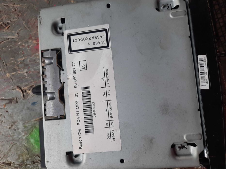 Radio MP3 966.696.8177 RD4 Berlingo II Partner II